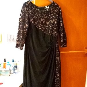 Size 12 black dress worn once